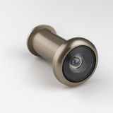 Kapı Dürbünü Kısa Saten 35-60 Mm 14 Mm Delik Çapı Güvenlik Gözetleme Aparatı Metal Gövde
