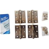 KAPI MENTEŞESİ Venda Antik Sarı Menteşe | 3x2.5x2.5x7.5 | 4 ADET