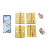 KAPI MENTEŞESİ Venda Mat Sarı Menteşe | 3x2.5x2.5x7.5 | 4 ADET