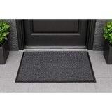 Kapı Önü 60X90 cm Paspas- Gri (Nem Alıcı Paspas- Kaydırmaz Taban Gri 60X90 Cm) - Abanoz