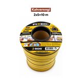 Kapı Pencere Bandı Kahverengi (2X5=10 Metre) Rüzgar Soğuk Kesme İzolasyon Fitili Yapışkanlı Kauçuk