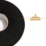 Kapı Pencere Izolasyon Bandı Yapışkan Sünger 3 Mm Kalınlık 40 Mm Genişlik 10 Metre Uzunluk
