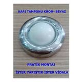 Kapı Pencere Kolu Stoperi Tampon Krom