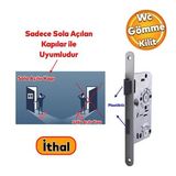 Kapi Pvc Ahsap Wc Banyo Gomme Sag Kilit Govde Kilidi Silindirsiz Barelsiz Kilitli Kapilar Icin