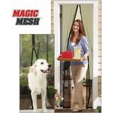 Kapı Sinekliği Mıknatıslı - Magic Mesh - Siyah