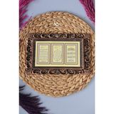 Kapı Üstü Üçlü Tablo Ayete'l Kürsi- Nazar Duası-Bereket Duası - 24 x 18 - Bronz