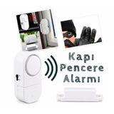 Kapı Ve Pencere Manyetik Alarm 90Db Yüksek Sesli Güvenlik Uyarı Cihazı Pilli Kolay Montajlı Hırsız Alarm Sensörü Ev Ofis Balkon Çekmece Dolap Için Kapı Açılınca Çalan Alarm