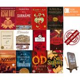 Kapı Yayınları Bülbülün Kırk Şarkısı - Şah ve Sultan - Mihmandar - Aşka Dair - Od /12 Kitap Set - Telefon Tutucu Hediye