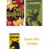 Kapı Yayınları Şah & Sultan + Dünyanın Merkezine Yolculuk + Siyah Inci Hediye - Hayır
