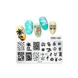 Kapıda Fırsatlar Stamper Ve Desen Baskı Paleti Desen Tabakası 3 Lu Set Oje Desen Omj-06