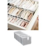 Kapısı Akordiyon Çekmece Içi Düzenleyici Organizer (3 Adet Gri, Medium)