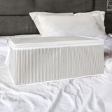 Kapısı Baza Altı Düzenleyici Kumaş Hurç Büyük Boy Organizer (65 x 45 x 22) (3 Adet Gri Büy�