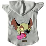 Kapişonlu Polar Sweatshirt Köpek ve Kedi Kıyafeti & Elbisesi - Beyaz ED001