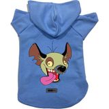 Kapişonlu Polar Sweatshirt Köpek ve Kedi Kıyafeti & Elbisesi - Mavi ED001 - XS
