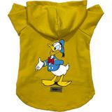 Kapişonlu Polar Sweatshirt Köpek ve Kedi Kıyafeti & Elbisesi - Sarı Donald - XS