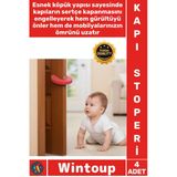 #Kapıstoperi Güvenli Çocuk Parmak Koruyucu Emniyet Kilidi Esnek Kapı Çarpma Önleyici Stoper 4'Lü Set