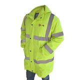 Kapitone Astar Reflektörlü İş Güvenliği Parka Mont Xl