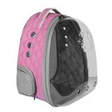Kapitone Astronot 28x32x40 cm Pembe Kedi Köpek Taşıma Çantası