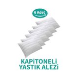 Kapitoneli Yastık Alezi 6'lı Pamuklu Fermuarlı Kapitone Yastık Koruyucu Yastık Kılıfı