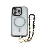 Kaplan Gözü-Golden Obsidyen Doğal Taş Telefon Askısı - Anh-0138