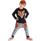 Kaplan Pençesi Erkek Çocuk Kışlık T-shirt Pantolon Takım