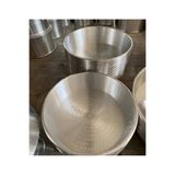 KAPLANBABA Paslanmaz Krom Leğen 33 cm - 6 Numara / Hamur Leğeni / Salça Leğeni / Çok Amaçlı Leğen (33 CM ÇAP)