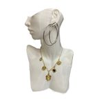 KAPLUMBAĞA,DENİZ KABUĞU, GÜNEŞ, MADALYON 736 DETAYLI BOHEM ŞANS KOLYE (ÇELİK GOLD) 719-111