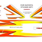 KAPORTA STİCKER SETİ KAPORTA ARMA SETİ CUP 100 STİCKER SETİ