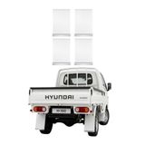 KAPOTO Hyundai H100 Kamyonet Paçalık Takımı Ön Arka Beyaz Krom Detaylı 4 Lü Set Çamurluk Tozluk Aksesuar