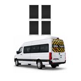 KAPOTO Mercedes Sprinter Ön Arka Siyah Krom Detaylı 4 Lü Set Paçalık Takımı Çamurluk Tozluk Aksesuar