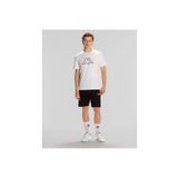 Kappa 321W4GW-001 Logo Brian Beyaz Yuvarlak Yaka Erkek T-shirt