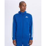 Kappa Alexander Full Zip Erkek Mavi-Gri Regular Fit Fermuarlı Eşofman Üstü - Mavi - Gri