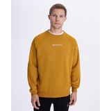 Kappa Authentic Alec Erkek Hardal Comfort Fit Sweatshirt - XL