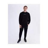 Kappa Authentic Alec Erkek Siyah Comfort Fit Sweatshirt