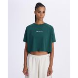 Kappa Authentic Angelou Kadın Petrol Yeşili Comfort Fit T-Shirt Şık Tasarım ve Rahat Kesim ile Günlük Kullanım