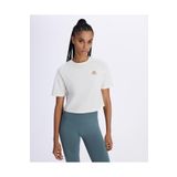 Kappa Authentic Aster Kadın Beyaz Comfort Fit Tişört