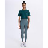 Kappa Authentic Aster Kadın Petrol Yeşili Comfort Fit Tişört - XS
