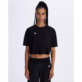 Kappa Authentic Avril T-Shirt Kadın Siyah Regular Fit T-Shirt - XS