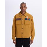 Kappa Authentic Heritagepalmer Erkek Hardal-Yeşil Regular Fit Mont - Hardal - Yeşil - S