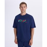 Kappa Authentic İtaly T-Shirt Erkek Mavi Comfort Fit Tişört