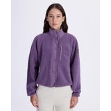 Kappa Authentic Kadın Eşofman Mor Comfort Fit Sherpa Malzeme ile 2024 Sonbahar-Kış Sezonu