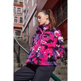 Kappa Authentic Neplina Kadın Bordo-Lacivert Regular Sherpa Mont