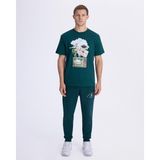 Kappa Authentic Vitor Erkek Petrol Yeşili Regular Fit T-Shirt - M