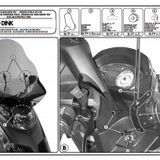 Kappa D292KIT Kymco Dink 50-125-200 06-16 Motosiklet Rüzgar Siperlik Bağlantısı