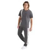 KAPPA Erkek 222 BANDA ECOP TK Tişört, GREY-BEIGE, S
