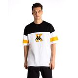 KAPPA Erkek AUTHENTIC SUZENE Tişört, WHITE-BLACK, S