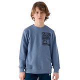 Kappa Erkek Çocuk Mavi Sweatshirt - 11 - 12 Yaş