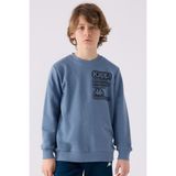 Kappa Erkek Çocuk Mavi Sweatshirt - 9 - 10 Yaş