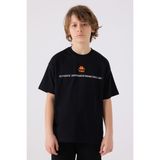 Kappa Erkek Çocuk Siyah T-Shirt - 5 - 6 Yaş