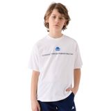 Kappa Erkek Çocuk T-Shirt, Beyaz, 9-10 Yaş